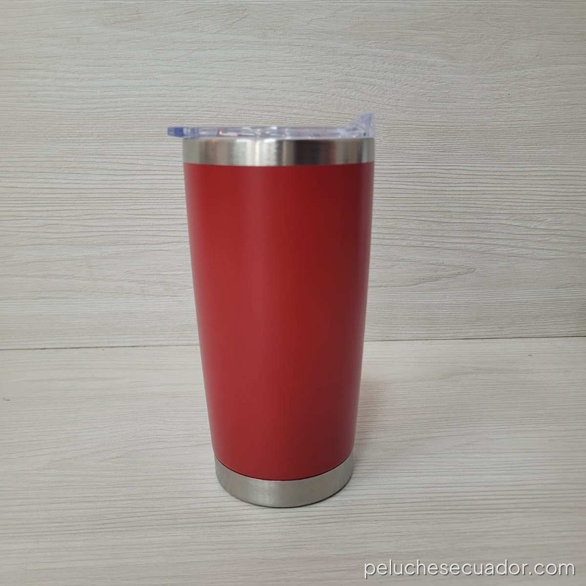 MUG DE ACERO INOXIDABLE ROJO