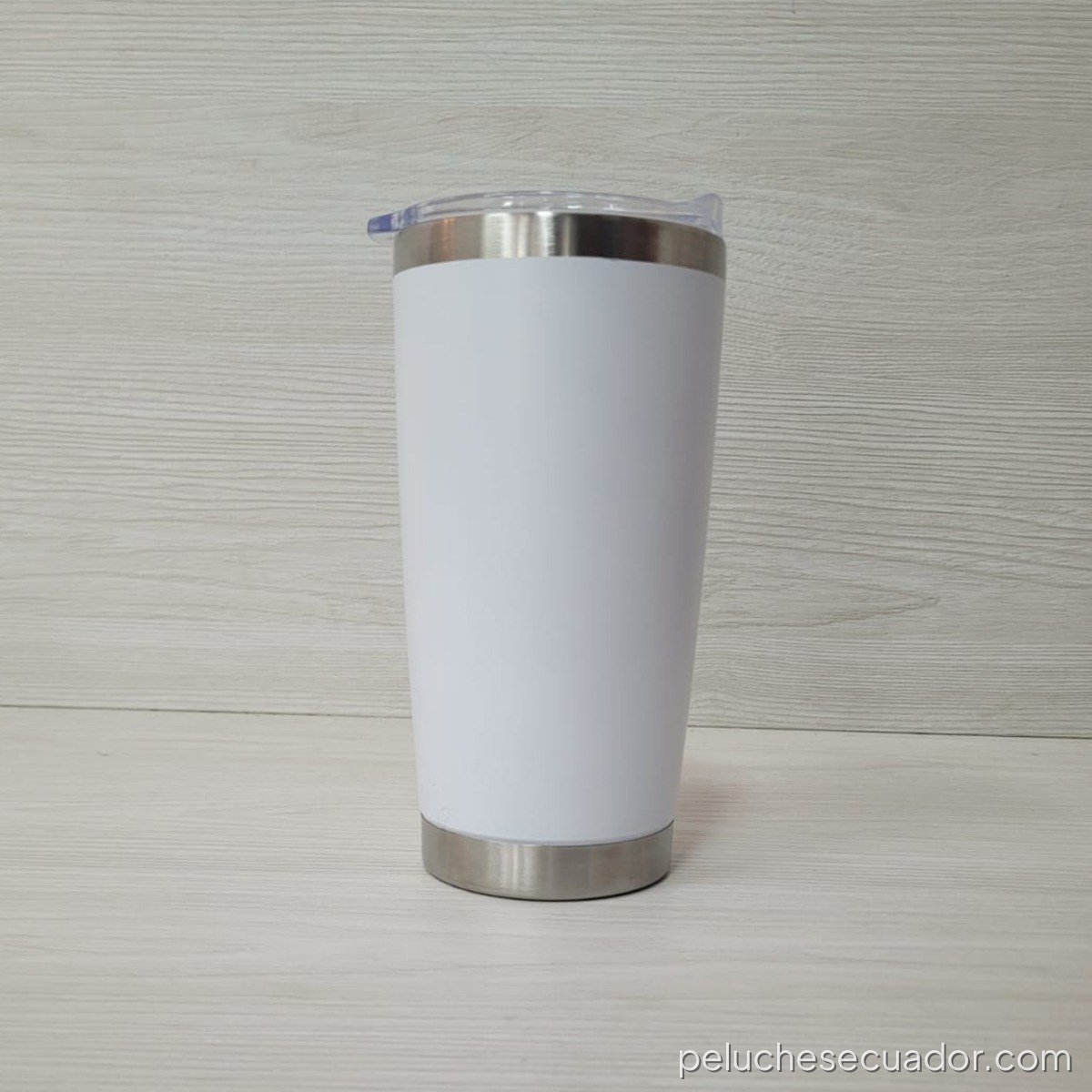 MUG DE ACERO INOXIDABLE BLANCO